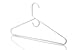 Made in USA Super Heavy Duty Plastic Clothes Hangers - Bulk Packs Available, Strong Hangers for Closet and Clothing (24pk White)