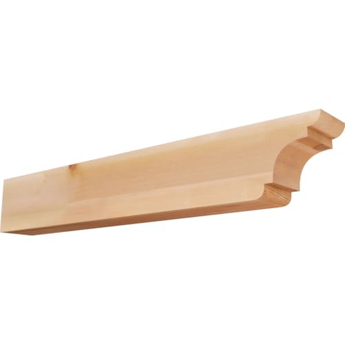 5 1/2"W x 8"H x 48"L New Brighton Smooth Rafter Tail, Western Red Cedar