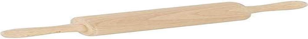 Chef Aid Beechwood Revolving 40cm Long Rolling Pin with 9 cm Handles