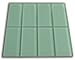 CNK Tile Frosted Sage Green Glass Subway Tile - 3