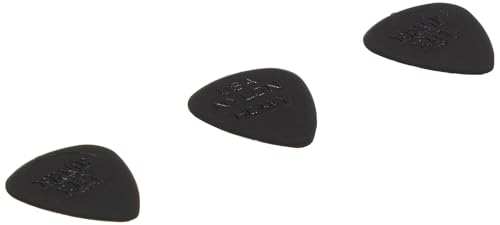 Ernie Ball Heavy Spritzguss-Nylon-Plektren Picks, 0,97 mm, Beutel mit 12 Stueck