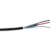 BELDEN 8451 010100 Shielded Cable MULTIPAIR, 1PAIR, 22AWG, 100FT. 300V. Black