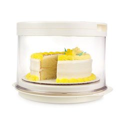 Debbie Meyer's Kake-Sav'r Vacuum Cake Plate and Clear Dome