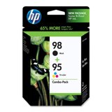 HP 98 Black/95 Tri-color 2-pack Original Ink Cartridges (CB327FN)