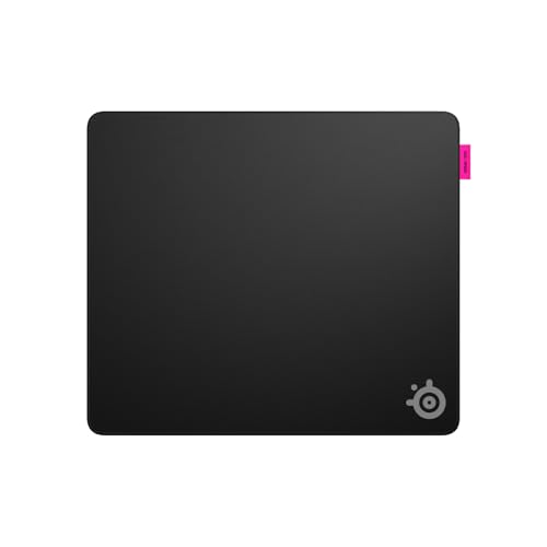 SteelSeries QcK L Performance Speed Gaming-Mauspad, extra Dichte für EIN sanftes Gleiten, Flache Kantennähte, rutschfeste Neopren-Gummiunterseite, 42