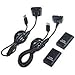 LoveCam 4800mAh Battery Pack + Charger Cable for Microsoft Xbox 360 Wireless Controller (2-Pack)