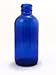 2 oz Cobalt Blue Boston Round Glass Bottle with Fine Mist sprayer 6/bx