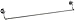 Kohler K-11412-BN Bancroft 30-Inch Towel Bar, Vibrant Brushed Nickel