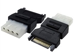 Consoletronic SATA Power Plug to 4 pin LP4 MOLEX Socket Adapter Adaptor Plug