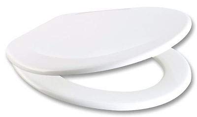 RTS White Soft Close Toilet Seat Quick Release Top/Bottom Fix