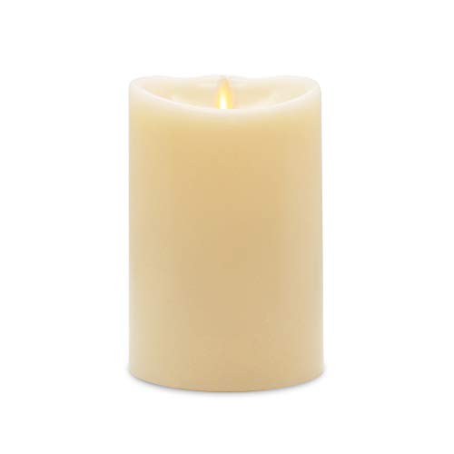 Luminara Flameless Pillar Candle Moving Flame LED Battery Operated