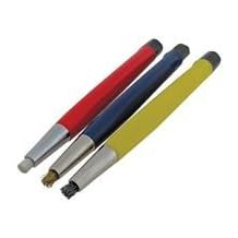 3 Scratch brush brass steel fiberglass set watch repair rust clean tool by Jewellers Tools