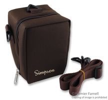SimpsonElectric Brown Padded Carrying Case for 372-3 Analog Ohmmeter, Part Number 00836