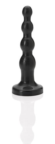 Tantus Ripple - Ultra-Premium Silicone Anal Butt Plug Beads - Large Black