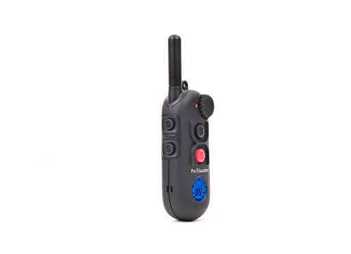Bundle of 2 items - E-Collar - PE-900 - 1/2 Mile Remote Rechargeable Waterproof Trainer Pro Educator - Static, Vibration and Sound Stimulation collar with PetsTEK Dog Training Clicker