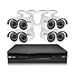 Swann SWNVK-874008-US Super HD with 8 x 4MP Surveillance DVR Security System, 8 Channel 2TB NVR, Black/White