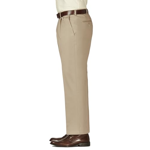 Haggar Mens Pants Premium No Iron Khakis Men's Pants Men's Dress