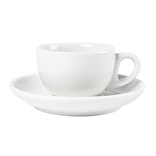 Olympia Whiteware Porcelain Espresso Cups 85ml, Pack of 12, 3oz