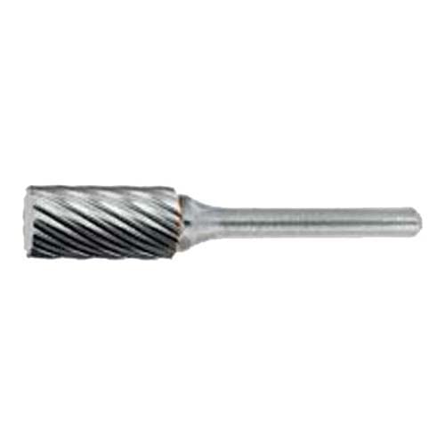 Dormer P60112.7X6.0 Series P601 Carbide Rotary Burr, Cylinder without Endcut, Bright, 3.00mm x 38mm