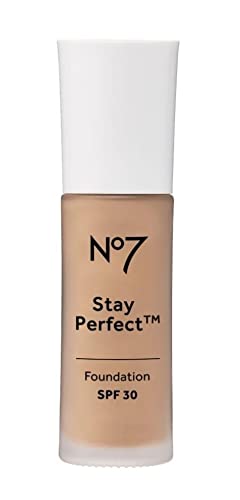 No7 Stay Perfect Foundation SPF 30 (New Formula) - Deeply Beige - 30ml