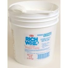 Rich RichWhip Non Dairy Prewhipped Topping, 10 Pound -- 1 each.