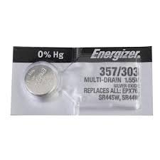 Energizer 357 / 303 SR44 AG13 Silver Oxide Watch Battery