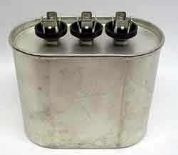 Motor Dual Run Capacitor Oval 40 + 10 MFD uf MFD 440 Volt VAC 12773