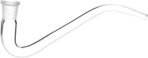 SCIENTIFIC LABORATORY SUPPLIES - 12-448 FEMALE MOUTHPIECE ADAPTER J-HOOK 120 ASSORTED SIZES / COLORS CLEAR FEMALE 18MM