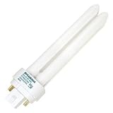 Sylvania, 20672, Dulux(R)D/E, 18W, 4-Pin Base, Compact Fluorescent, 12000 Hours, 1 CF Bulb