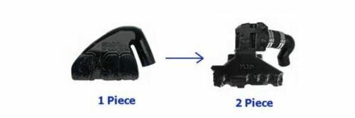 RPS Mercruiser 4.3 V6 Exhaust Manifold Conversion Kit - One-Piece to Two-Piece Upgrade for 4.3L Engines