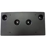 I-Match Auto Parts: Direct Fit Front License Plate Frame Bracket Tag Holder Black Textured/Replacement for 2018-2021 Chevrolet Equinox 23320630 GM1068190