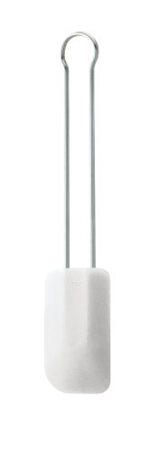 Rosle USA 12455 Rösle Stainless Steel & Silicone Flexible Spatula, White, 10-inch