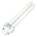 Sylvania 20683 (4-Pack) 18-Watt Double Tube Compact Fluorescent Light Bulb, 2700K, 1150 Lumens, 82 CRI, T4 Shape, 4-Pin G24q-2 Base