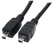 World of Data 3m Firewire Cable (4-4) - 4-pin to 4-pin - IEEE1394 - iLink - Video - Camcorder - DV - 400 - Male to Male