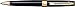 Sheaffer 300 Glossy Black Ballpoint Pen with Gold Tone Trim