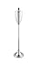 Sigara Contemporary Silver Telescopic Floor Stand Ashtray