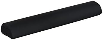 Heaven Massage Half Round Bolster, 3 Inch X 26 Inch (Black)
