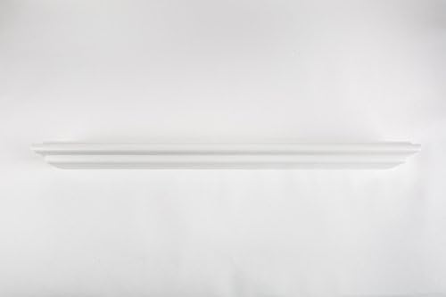 Floating Shelf 24"W x 4"D, White MADE IN USA