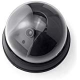 Dummy Security Camera Fake Dome Surveillance Cameras Simulated Infrared LEDs with Red Flashing Light For you intercom House Protection