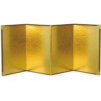 谷口松雄堂 C517 ミニ金屏風 4曲（中）金無地商品画像