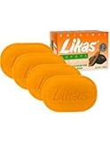 4 Bars of Original Likas Papaya Skin Whitening Herbal Soap 135g - Four Large Bars