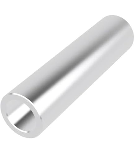Small Parts Aluminum Round Spacers - #10 Screw Size, 5/16" OD, 0.192" ID, 5/8" Length (10 Pack)