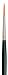 da Vinci Graphic Design Series 1175 Nova Lettering/Showcard Brush, Long Liner Synthetic with Black Handle, Size 2