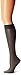 Calvin Klein CK Women's Matte Ultra Sheer Knee Hi with Comfort Top, Black, One Size
