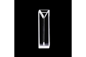 Quartz Cuvette with Slit – 3mm/4mm/5mm, 10mm Optical Path (1cm), Quartz Spectrophotometer Cuvette for Laboratory & Educationa