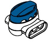 3M Scotchlok Blue IDC - 0.155 in Max Insulation Outside Diameter - Rate for 600 V - 314-BOX [PRICE is per BOX]