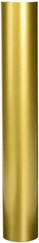 Oracal 651 Permanent Glossy Adhesive Vinyl, 12 Inches by 10 Feet, Metallic Gold