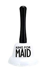 Ring for Maid Bell (Size: 5.2" x 3") | Loud Call Bell Alarm Hand Bells, Ring for Service Call Bell, Handles for Ringing, Fun Gift for Father's Day, Family & Friends - Thumbnail 3