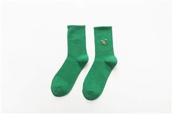 Amazon Co Jp Caixiaobingjiajuguan ユニセックス虹色の男性ソックス100コットン原宿天気予報ソックス男性の標準的な長さ1ペア Color Green ホーム キッチン