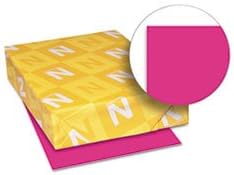 (6 Pack Value Bundle) WAU22681 Astrobrights Colored Paper, 24lb, 8-1/2 x 11, Fireball Fuchsia, 500 Sheets/Ream